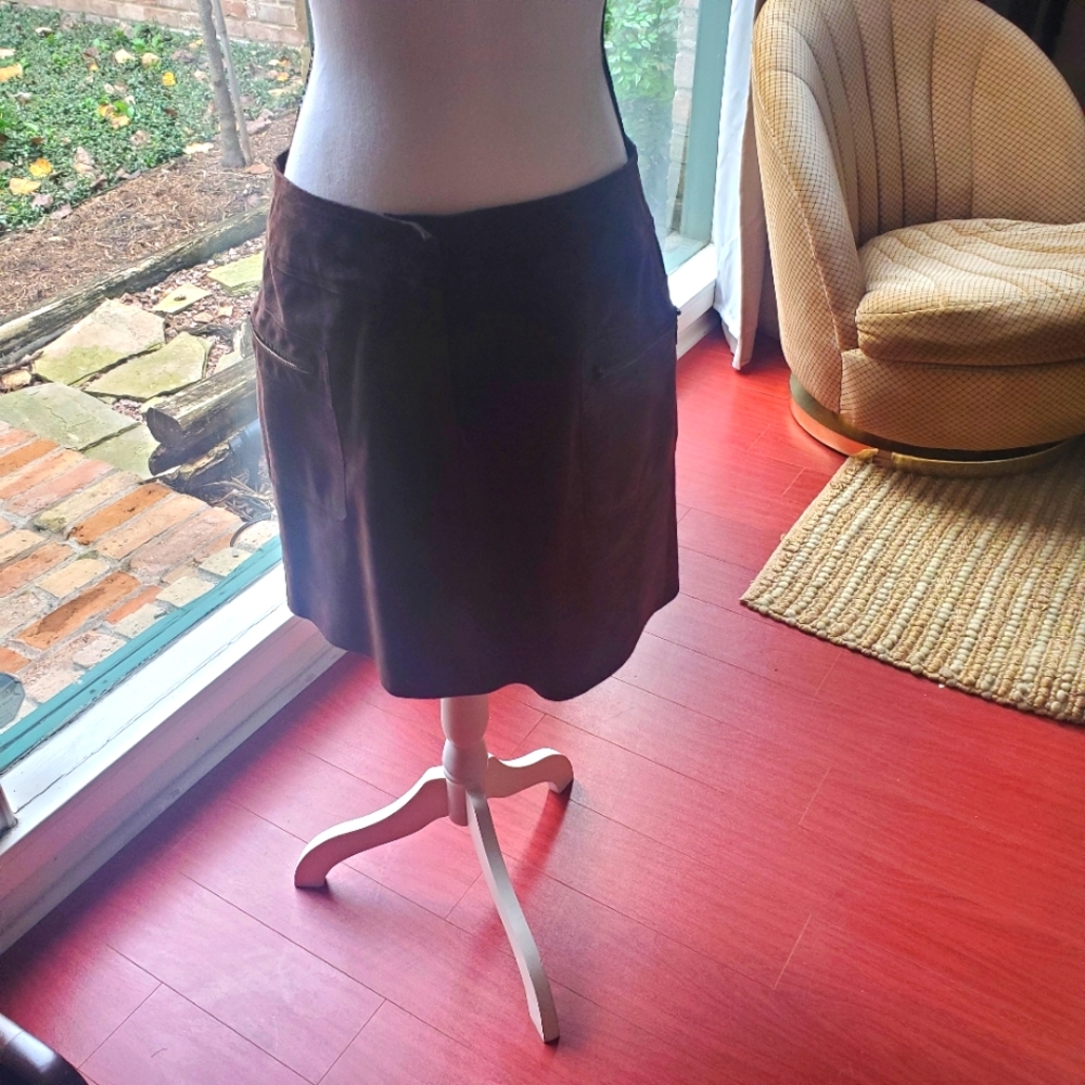 Calvin Klein Designer Brown  Suede